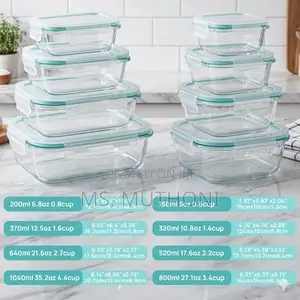SmartPrep 8-Piece Airtight Food Storage Set