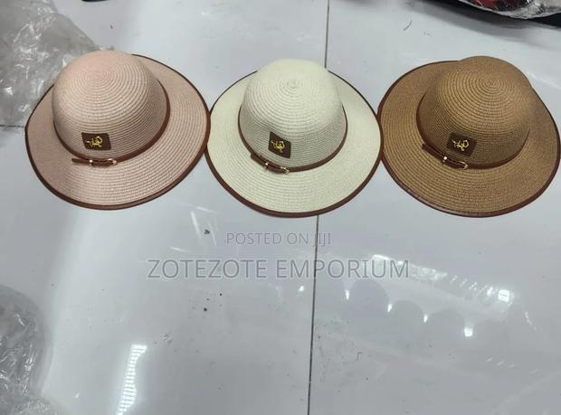 Women's Beach Summer Hat/Ladies Flat Straw Beach Hat