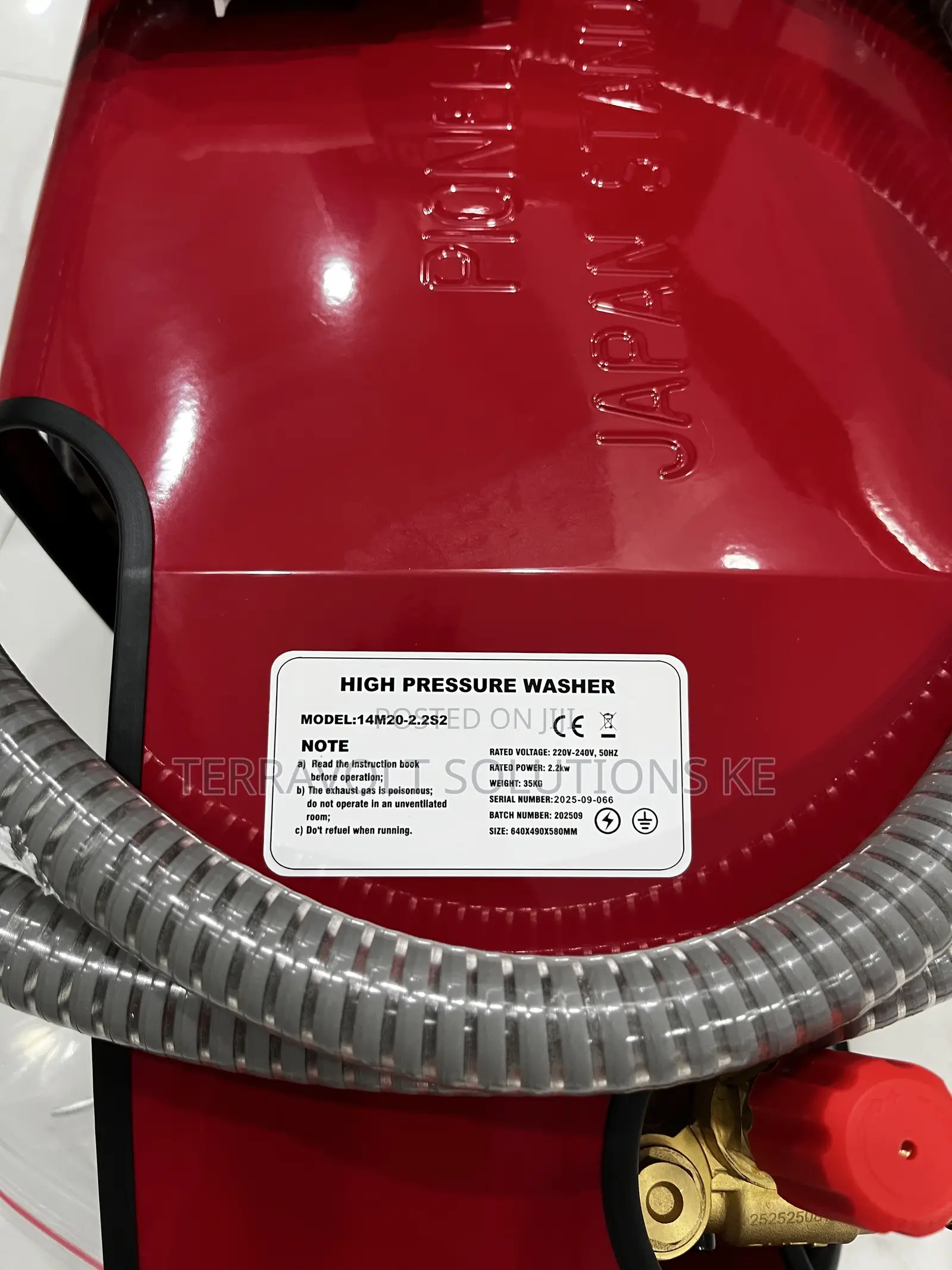 Pioneer 2700PSI High Pressure Washer