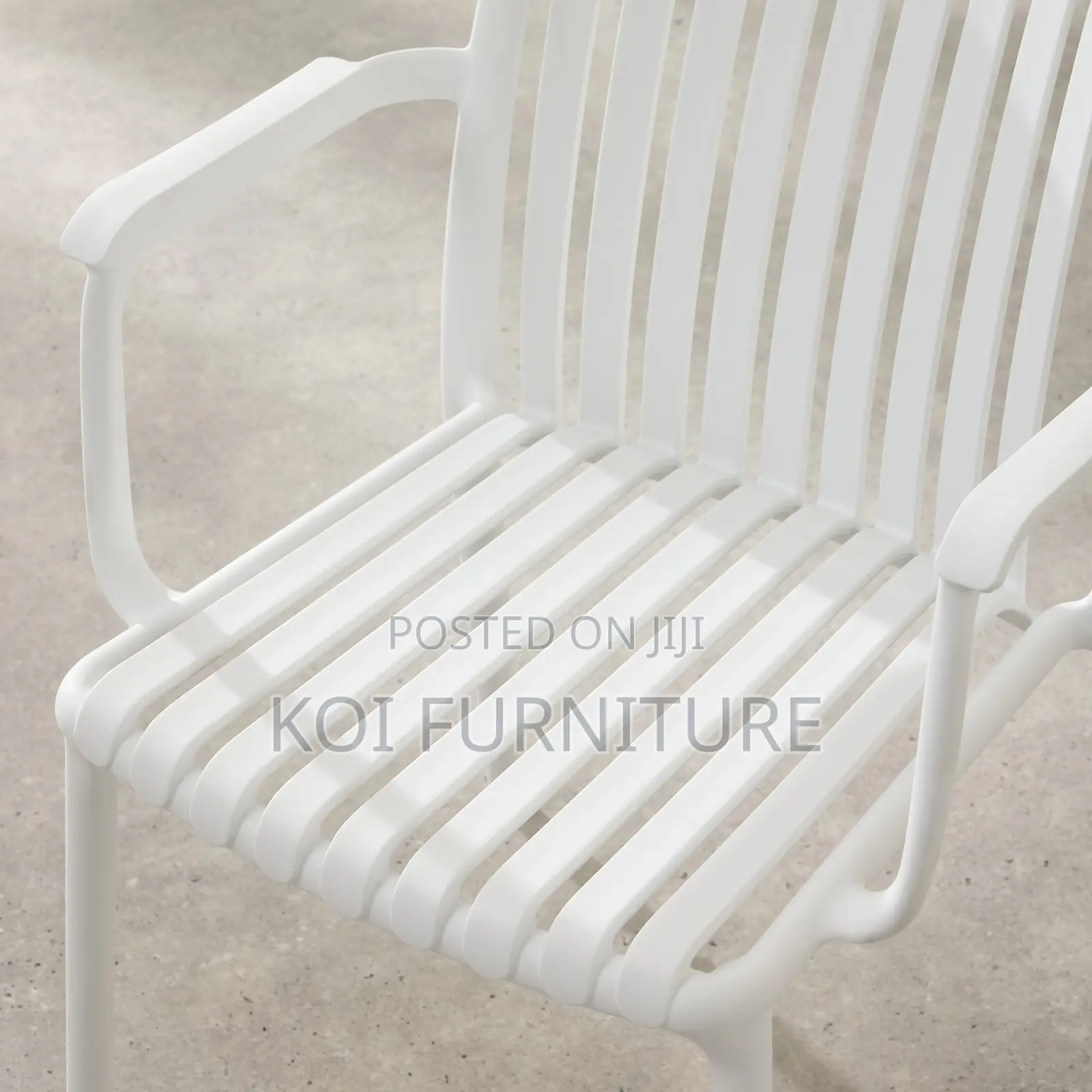 Home Chairs; White Ergonomic Stackable Home Dining Chairs