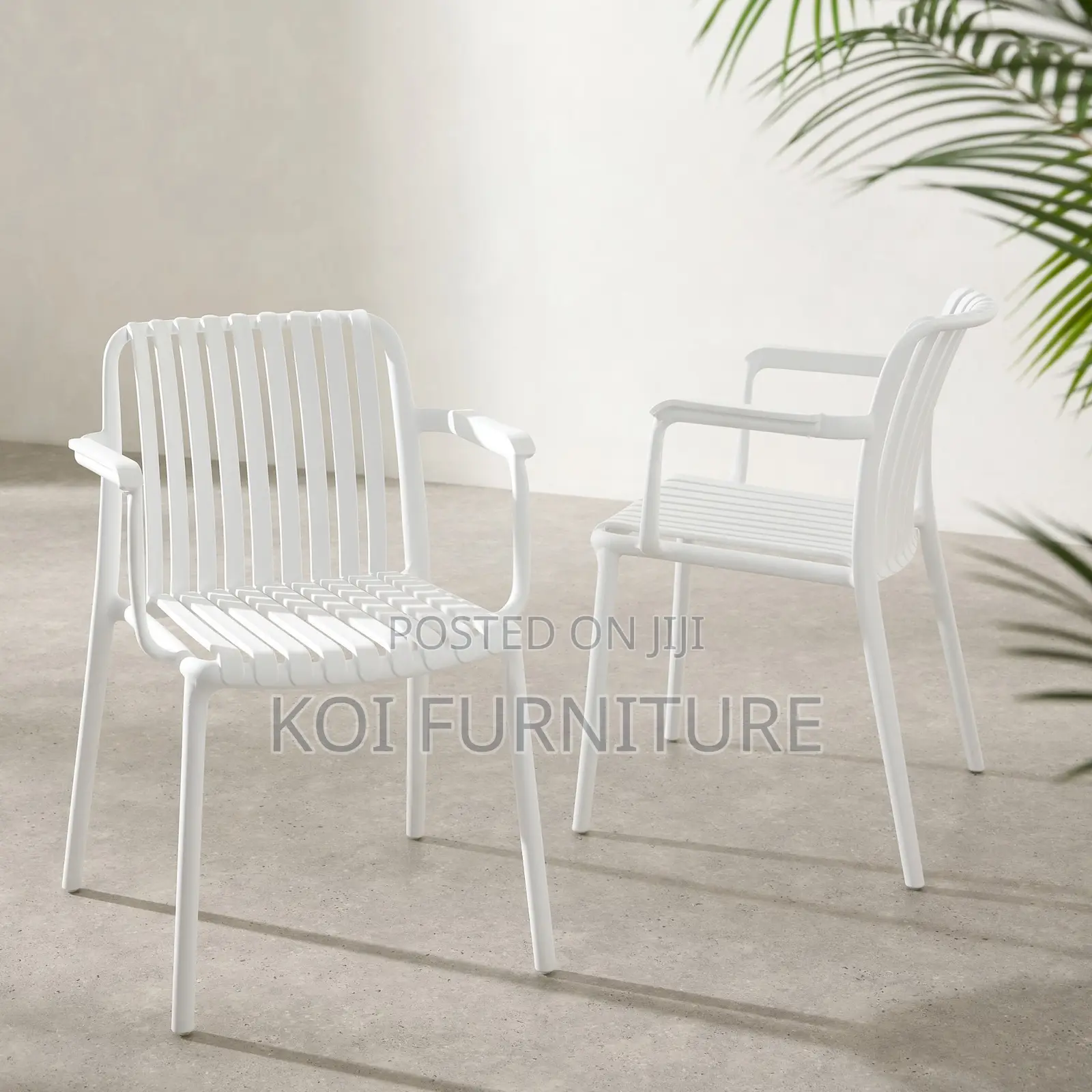 Home Chairs; White Ergonomic Stackable Home Dining Chairs