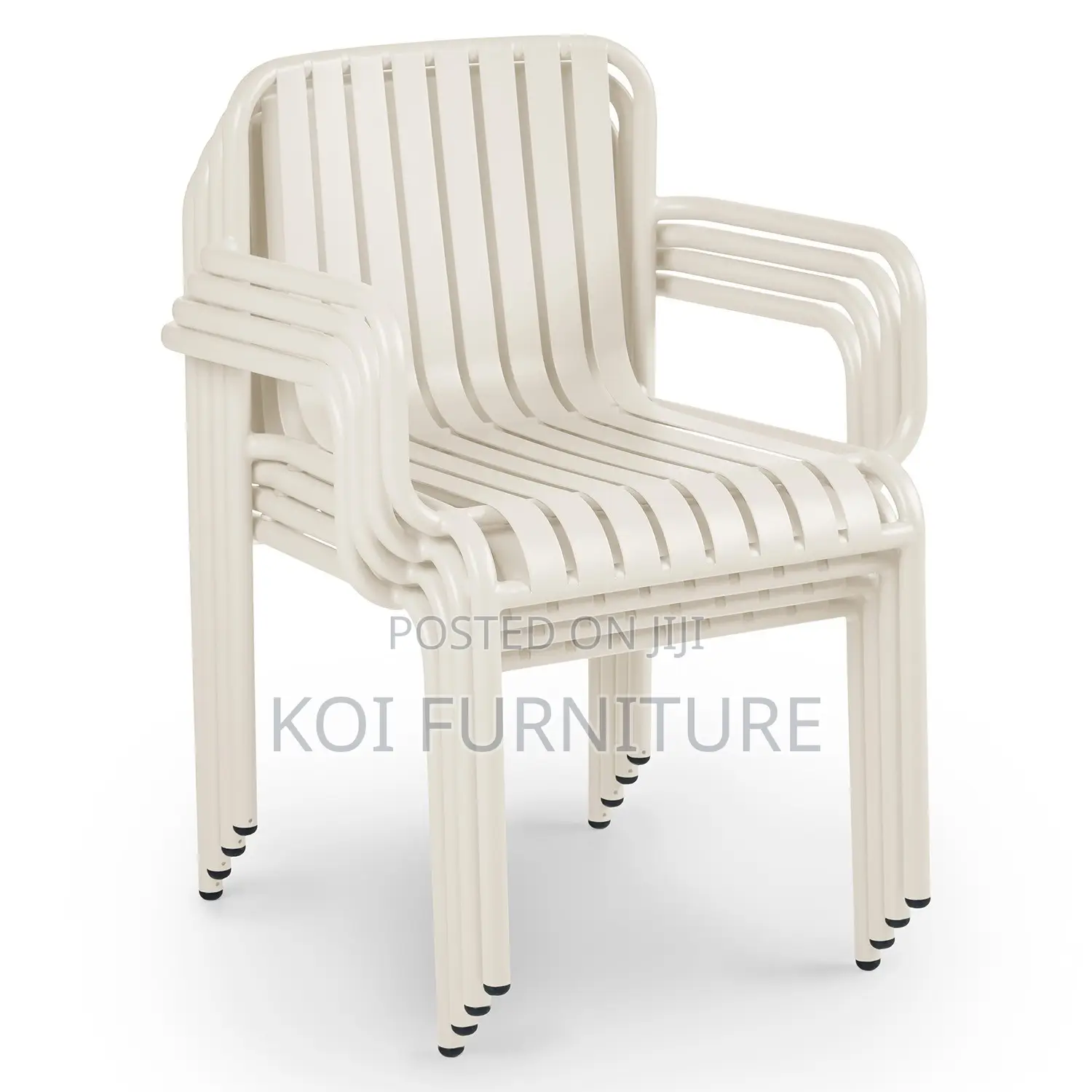 Home Chairs; White Ergonomic Stackable Home Dining Chairs