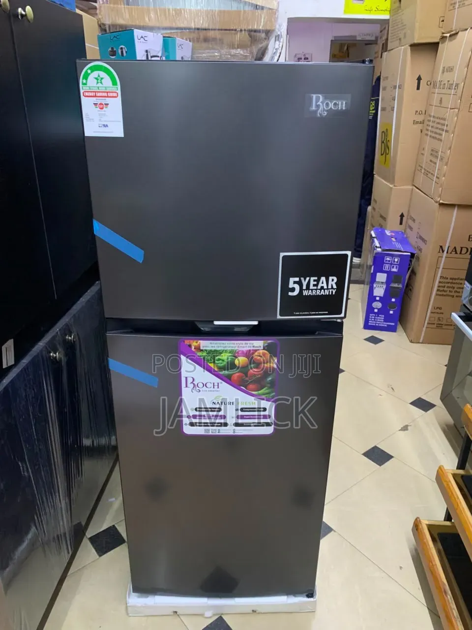 Roch 197l No Frost Double Door Fridge –Ab