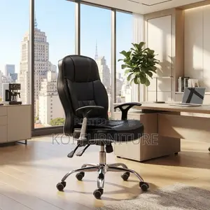 Office Chairs; Recliner Office Study Leather Polish Chairs