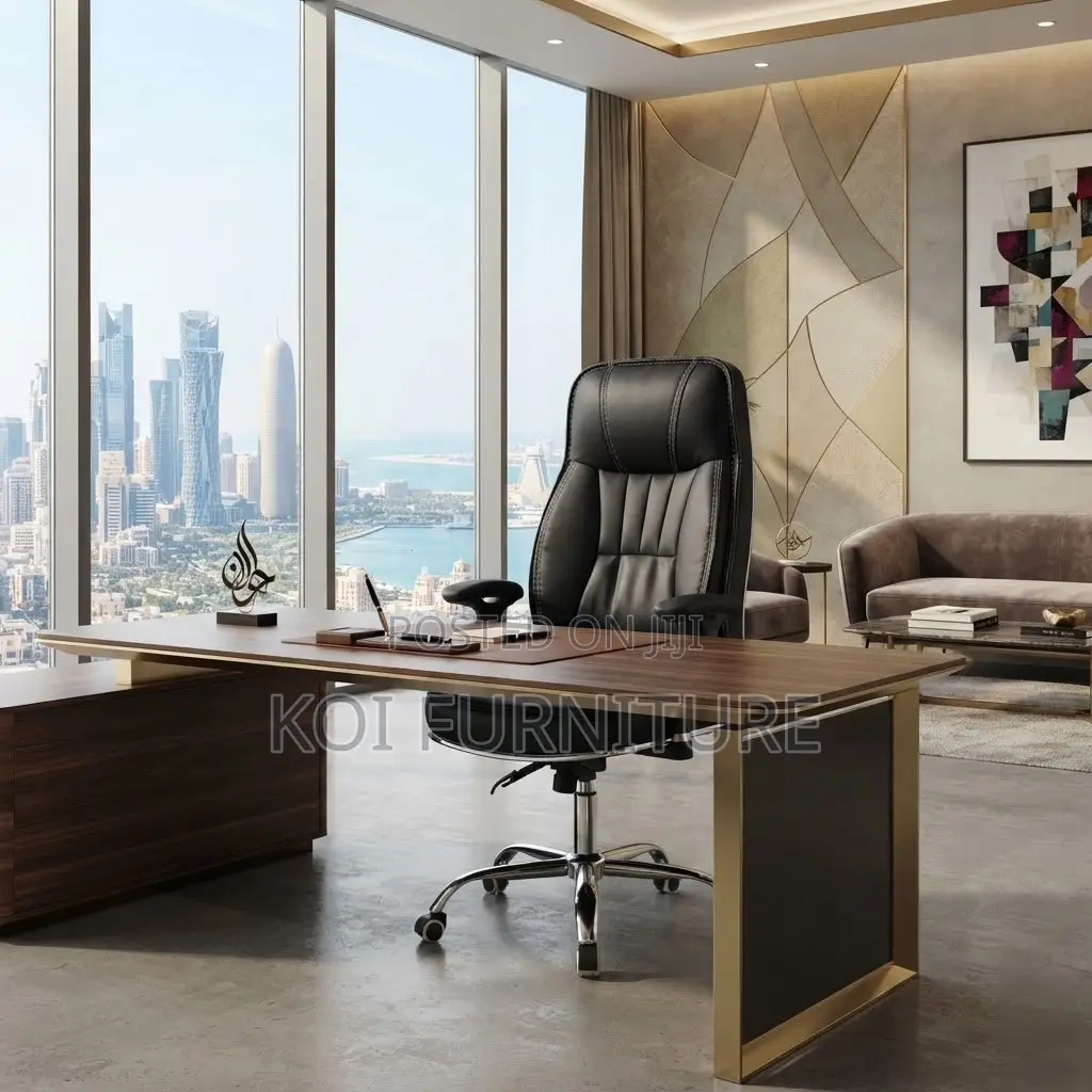 Office Chairs; Recliner Office Study Leather Polish Chairs