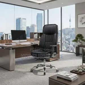 Office Chairs; Recliner Office Study Leather Polish Chairs