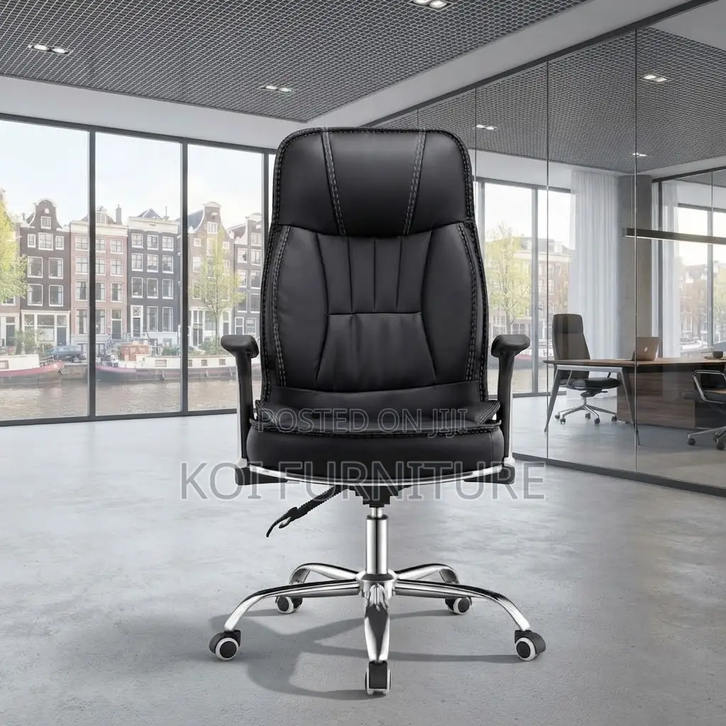 Office Chairs; Recliner Office Study Leather Polish Chairs