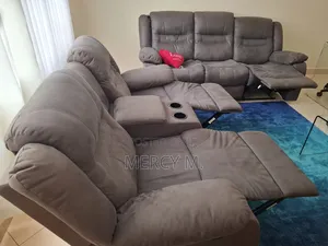 Torino 6 Seater Recliner in Gray