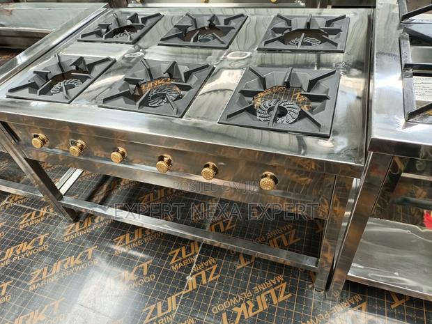 Six Burner Commercial Cooker