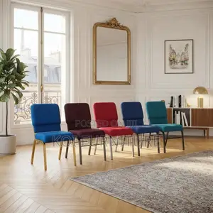 Office Chairs; Armless Fabric Office Church Stackable Chairs