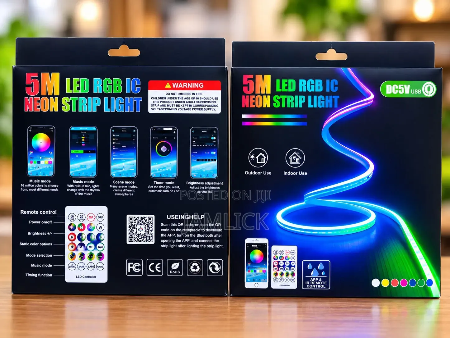 5m Led RGB Ic Neon Strip Light - Bs