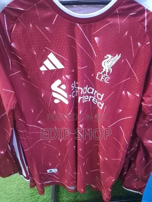 Liverpool New Season Jersey. Long Sleeved