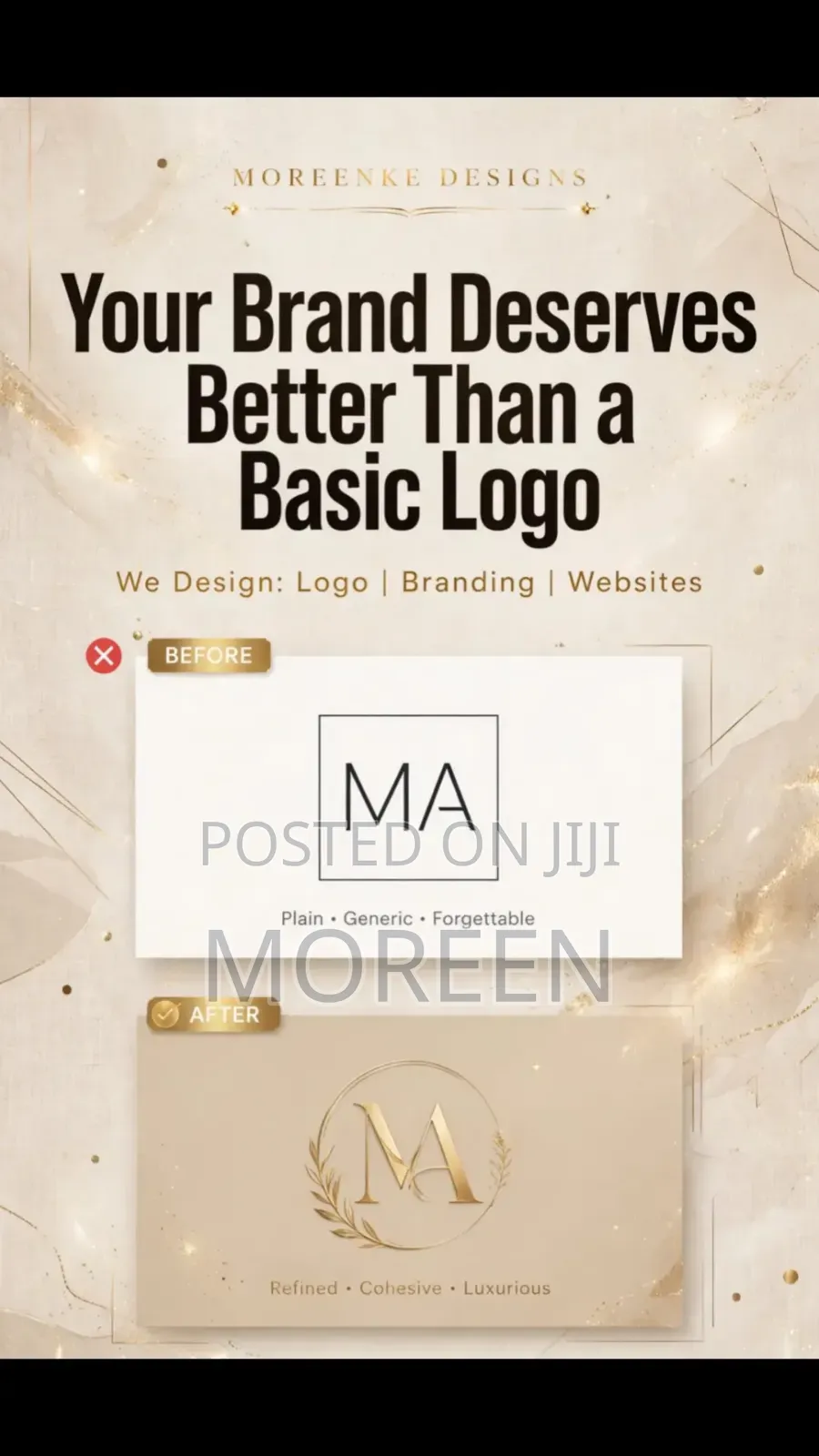 Logo Design 500 KES - Modern Minimalist - 24hr Delivery