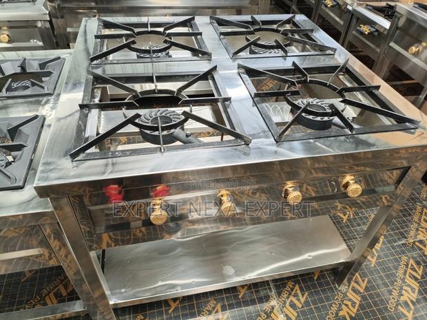 Four Burner Commercial Cooker