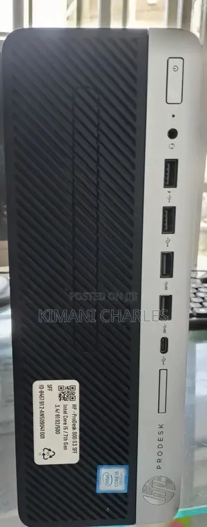 Desktop Computer HP ProDesk 600 G3 8GB Intel Core i5 HDD 500GB