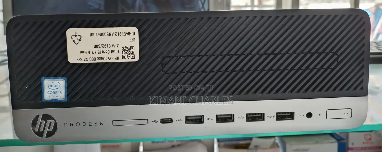 Desktop Computer HP ProDesk 600 G3 8GB Intel Core i5 HDD 500GB