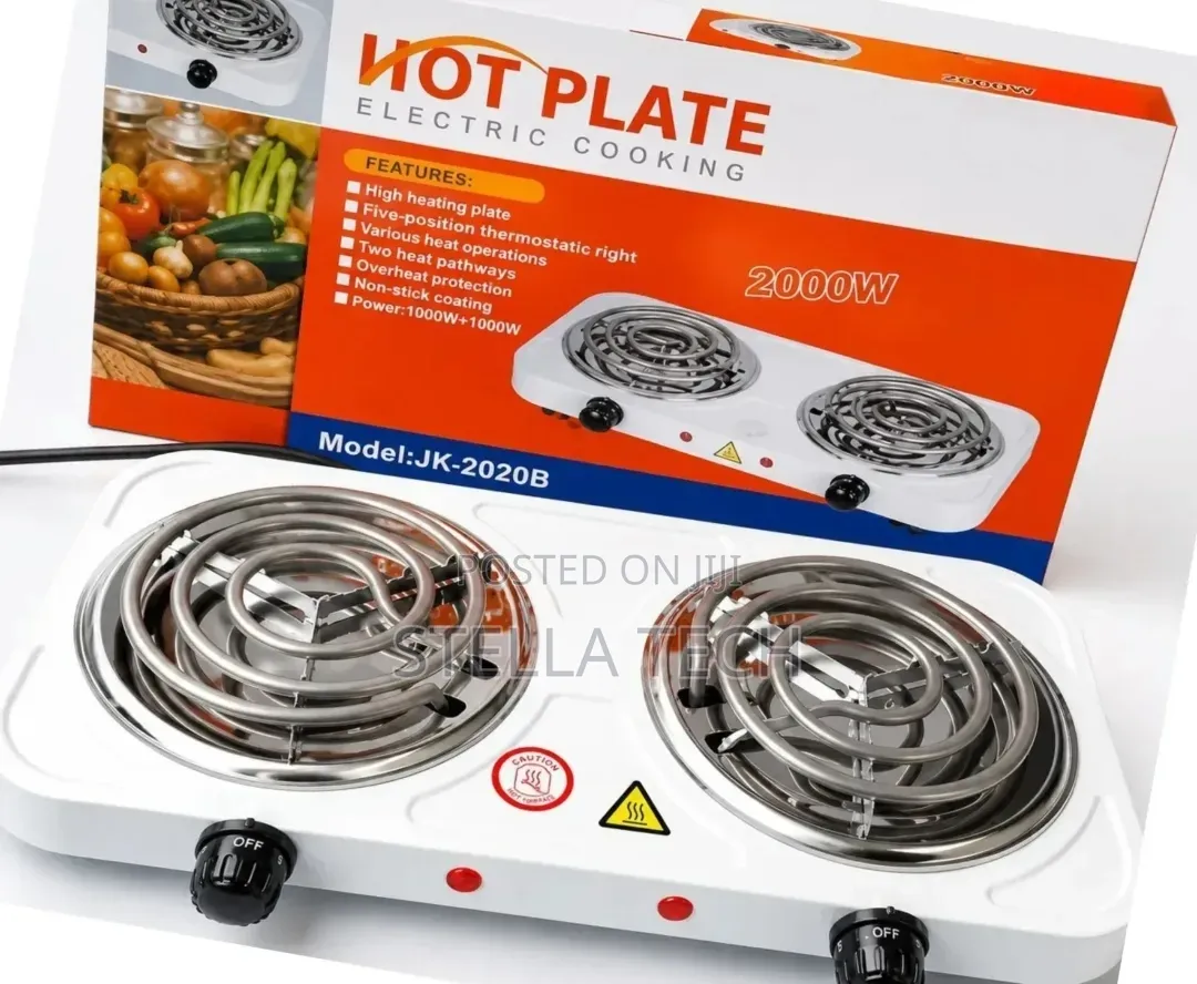 3 Pin Double Hot Plate Electric Coil Cooker