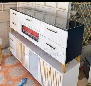 Trendy Fluted TV Stand + Free Delivery + Payment on Delivery