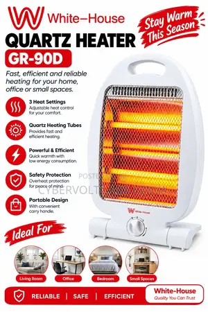 White-House Quartz Heater GR-90D