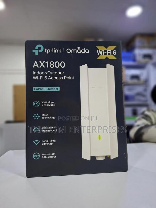 TP-Link Eap610-Outdoor Ax1800 Wireless Dual-Band Access Point.