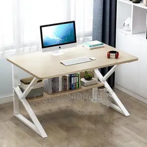 Generic Home Study Desk With a Bookshelf