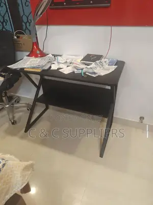 Generic Home Study Desk With a Bookshelf