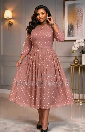 Maria Burgundy Circle Dress. Occasion Dress