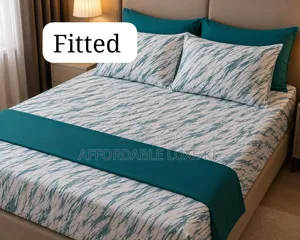 Fitted Bedsheet Set With Pillow Shams