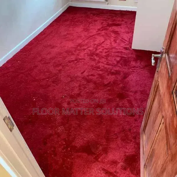 Red Standard Wall to Wall Carpet