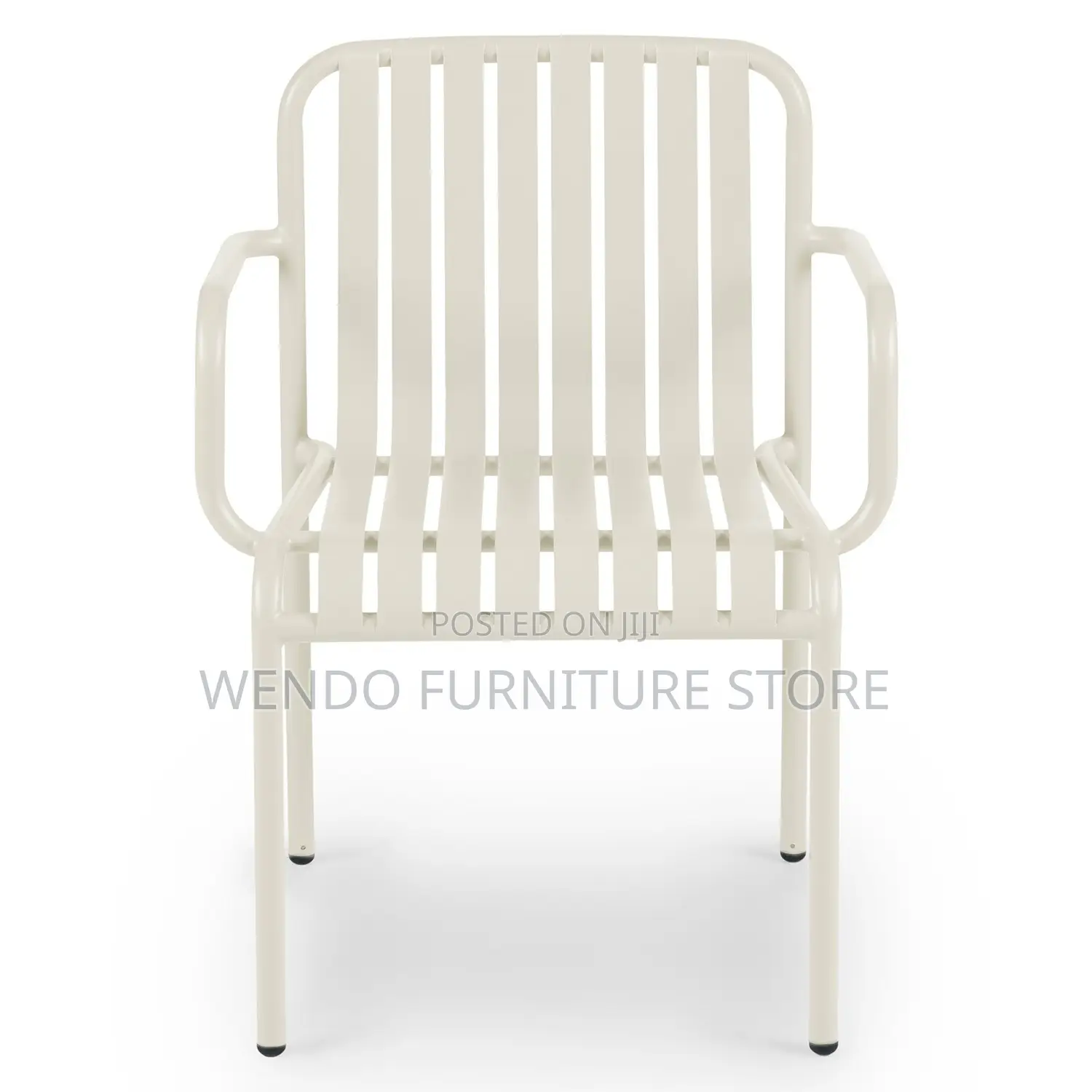 Home Chairs; White Mid Backrest Home Outdoor Chairs