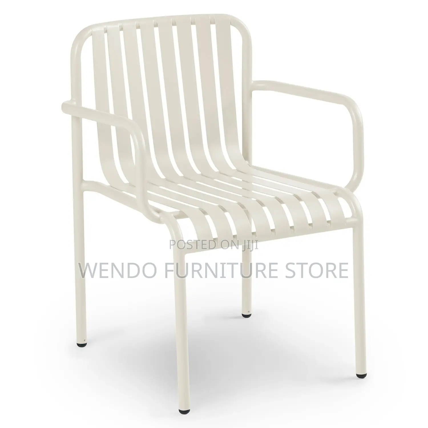 Home Chairs; White Mid Backrest Home Outdoor Chairs