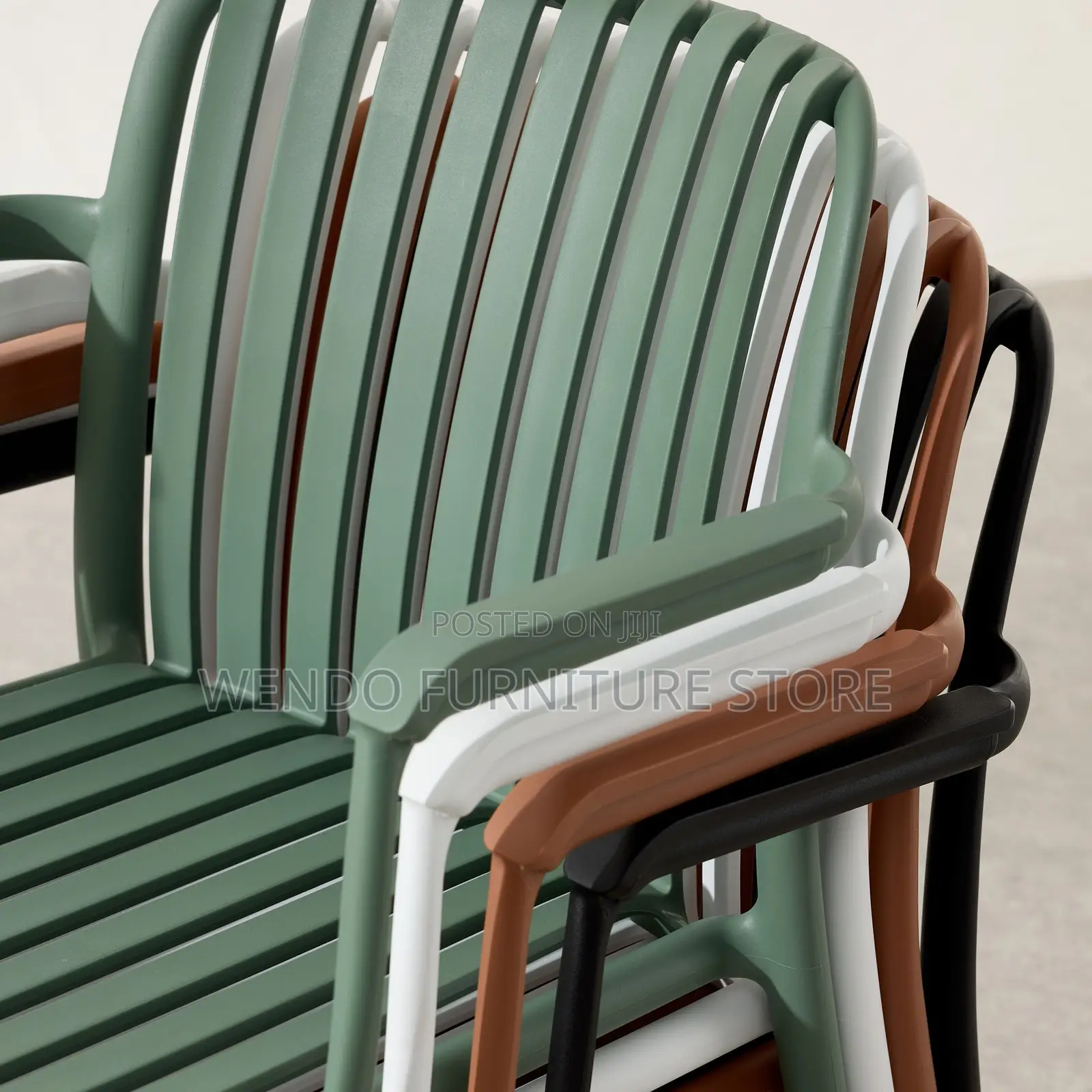 Home Chairs; White Mid Backrest Home Outdoor Chairs