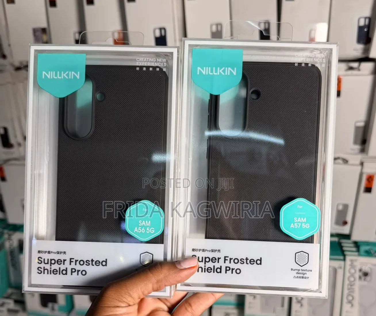 Super Frosted Nilkin Case for Samsung Galaxy A57 ( Black)