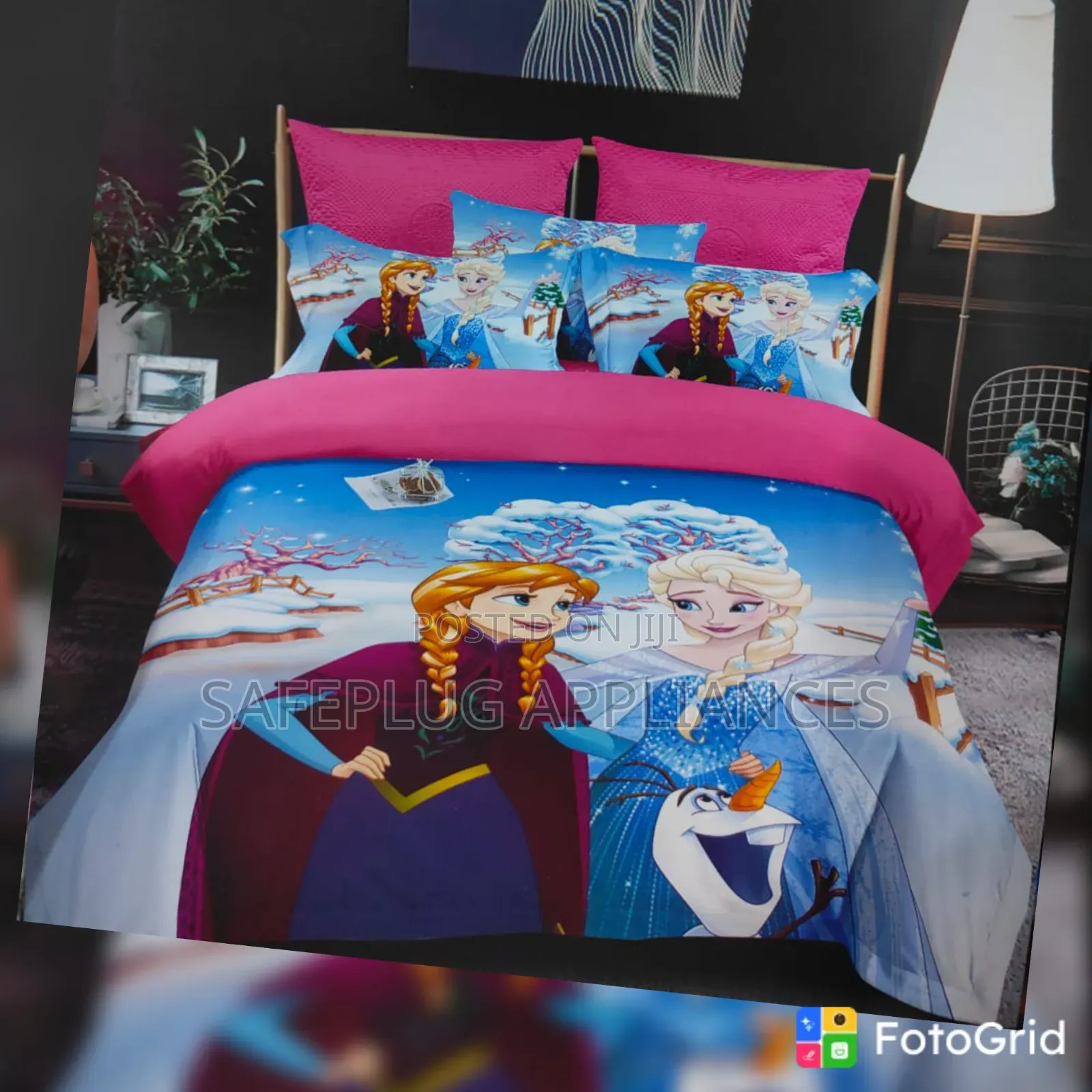 Cartoon Design Duvet Bedsheet Set 4×6 | 3-Piece Set 