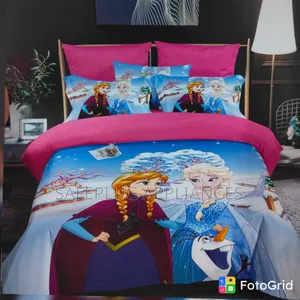 Cartoon Design Duvet Bedsheet Set 4×6 | 3-Piece Set 