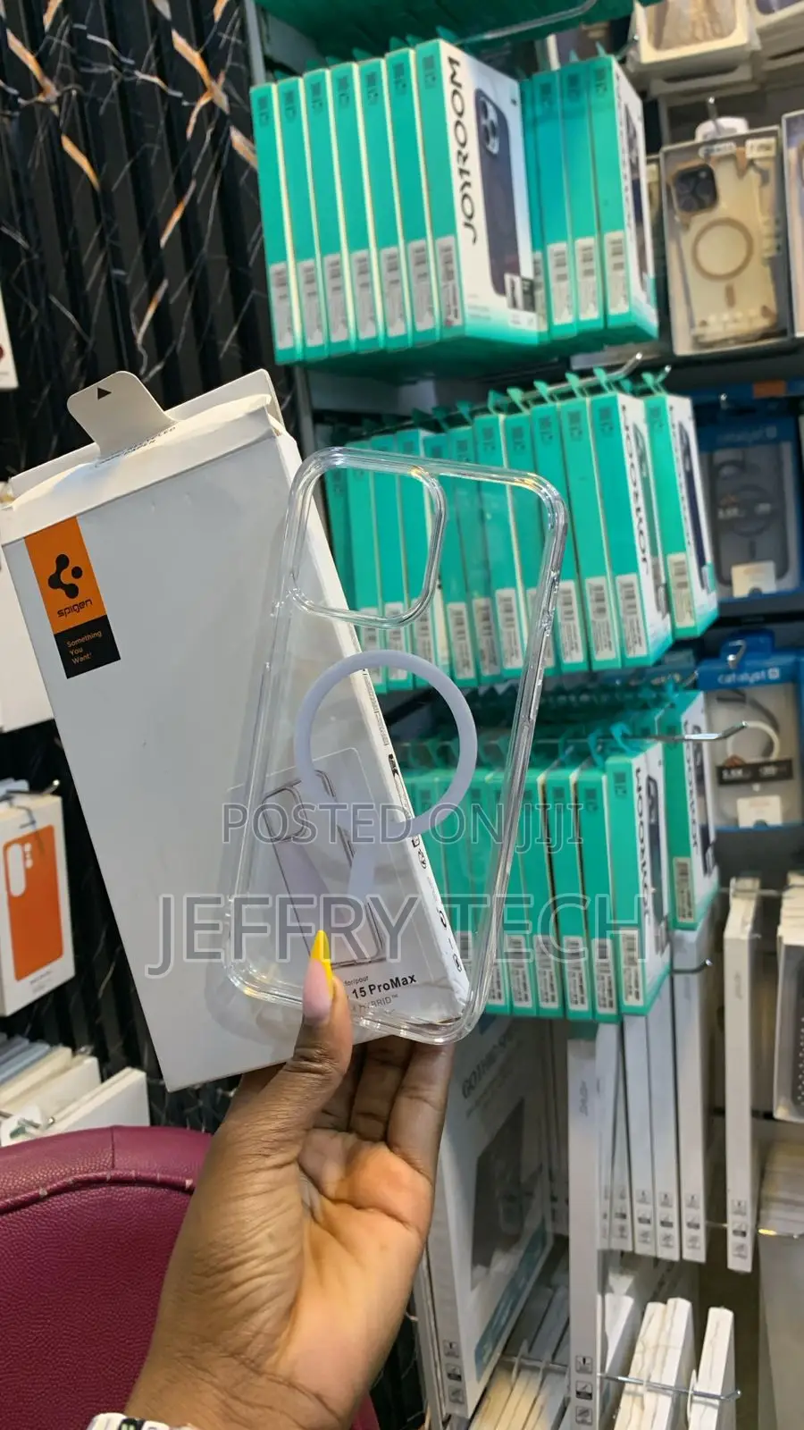 Clear Spigen Liquid Crystal MagSafe Case for Samsung Galaxy S25 Ultra