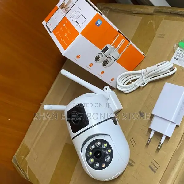 V380 Pro SQ21-L 4MP HD Dual Lens Compact CCTV Camera for Home Office
