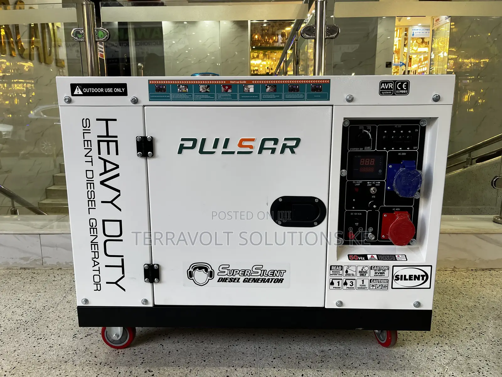 15kva/12kw Pulsar Germany Silent Diesel Generator (ATS)