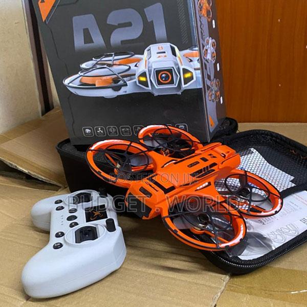 RC Drones LCD Screen Silvery A21 PRO Armor Style FPV With Dual Cam - main view