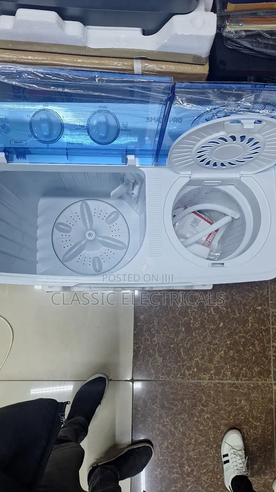 Smartpro 8kgs Topload Twin Tab Washing Machine