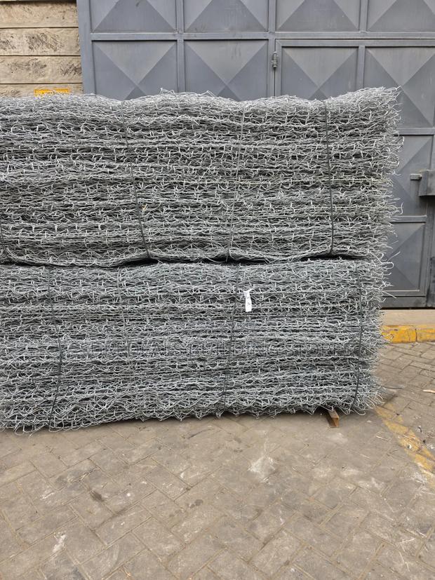 Heavy-Duty Galvanized Gabion Boxes,2*1*1mtrs