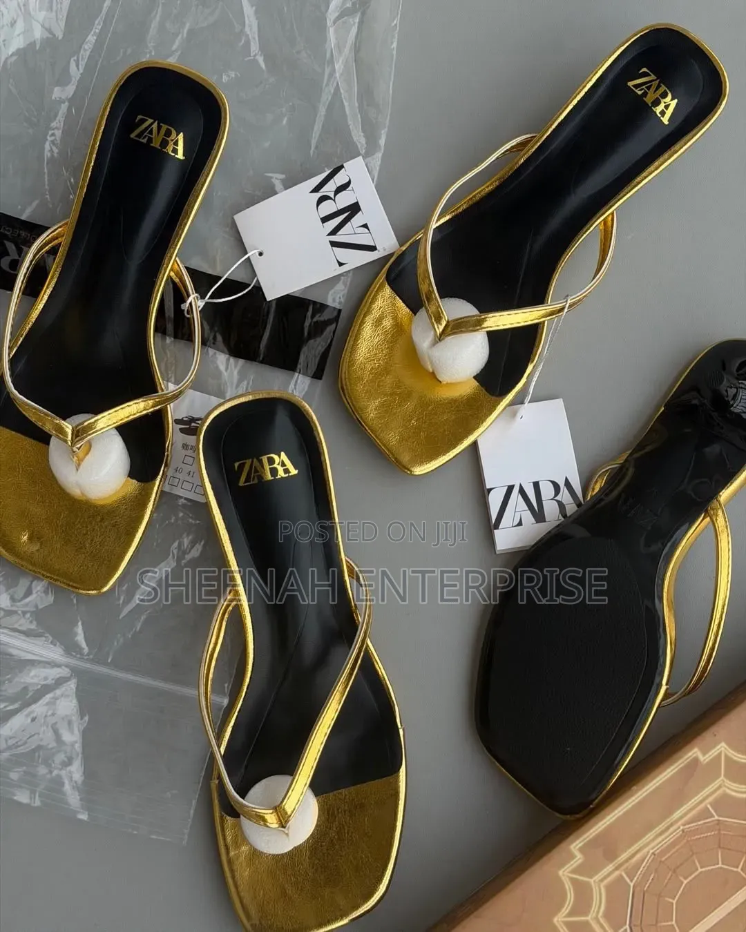 Zara Sandal Kitten HeelsSize:36-42(1inch)