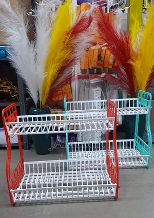 2-Tier Plastic Dish Rack - Pt