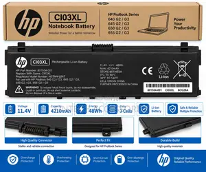 HP CI03XL Battery for ProBook 640 645 650 655 G2 G3 – 48Wh