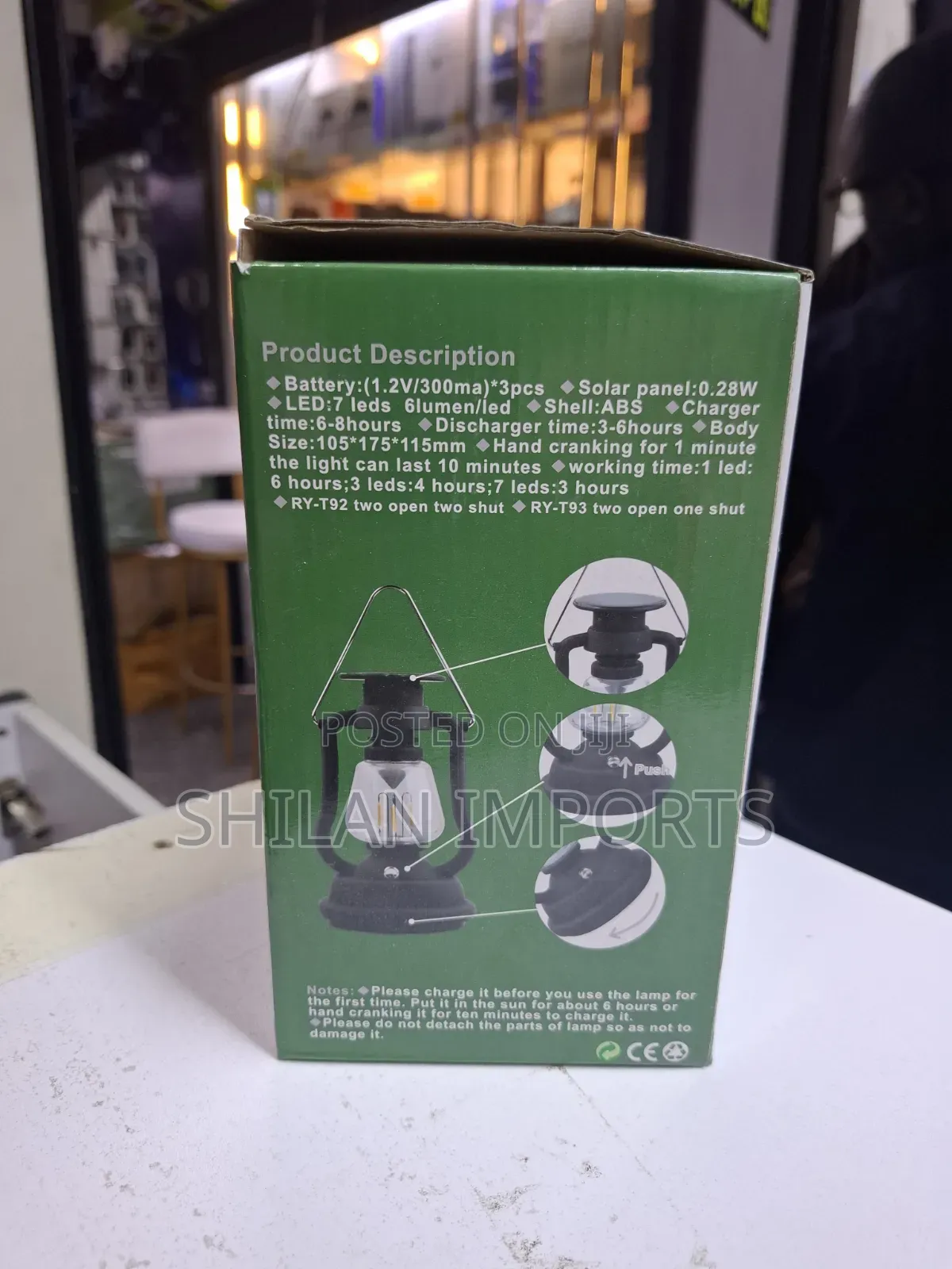 Hand Crank Lamp