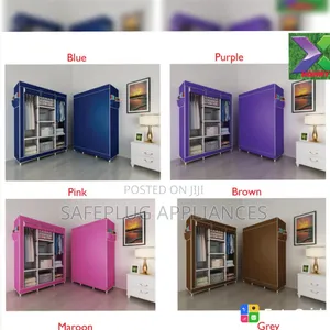 Affordable 3-Column Wooden Wardrobe – 135×45×170cm |