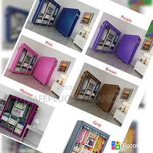 3-Column Wooden Wardrobe – Spacious Stylish |