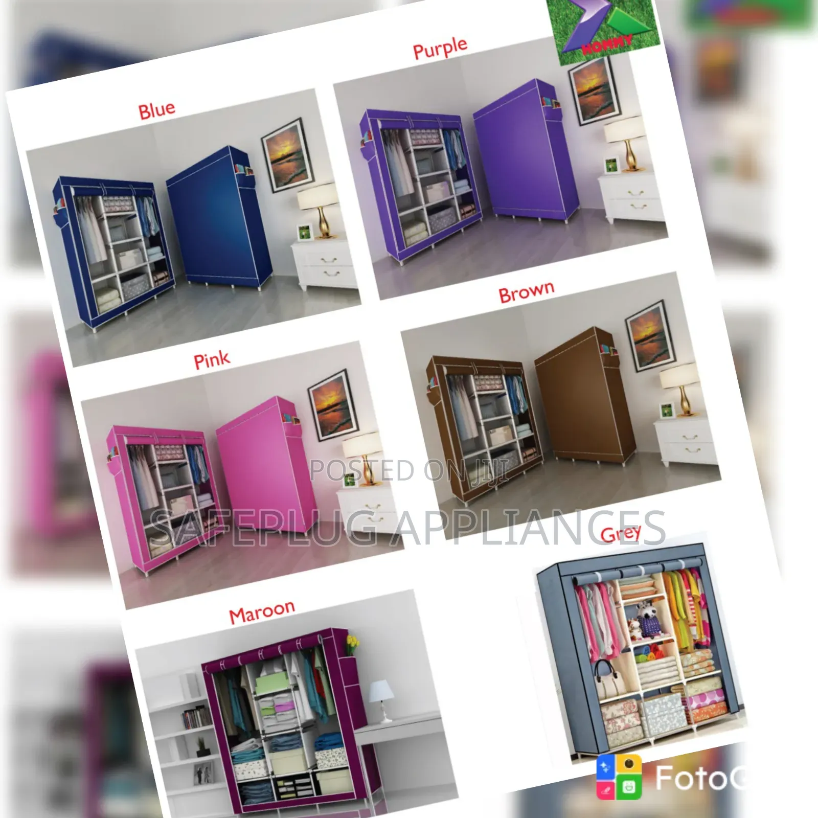 3-Column Wooden Wardrobe – Spacious Stylish |