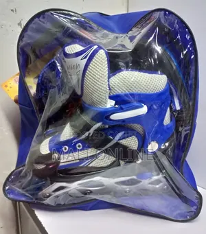 Kids Adjustable Inline Skates Protective Set.