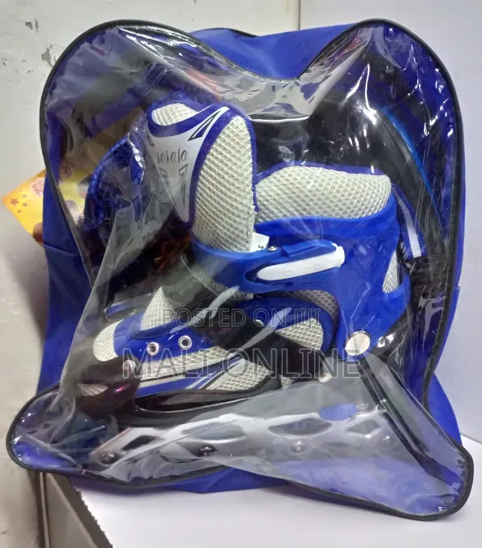 Kids Adjustable Inline Skates Protective Set.